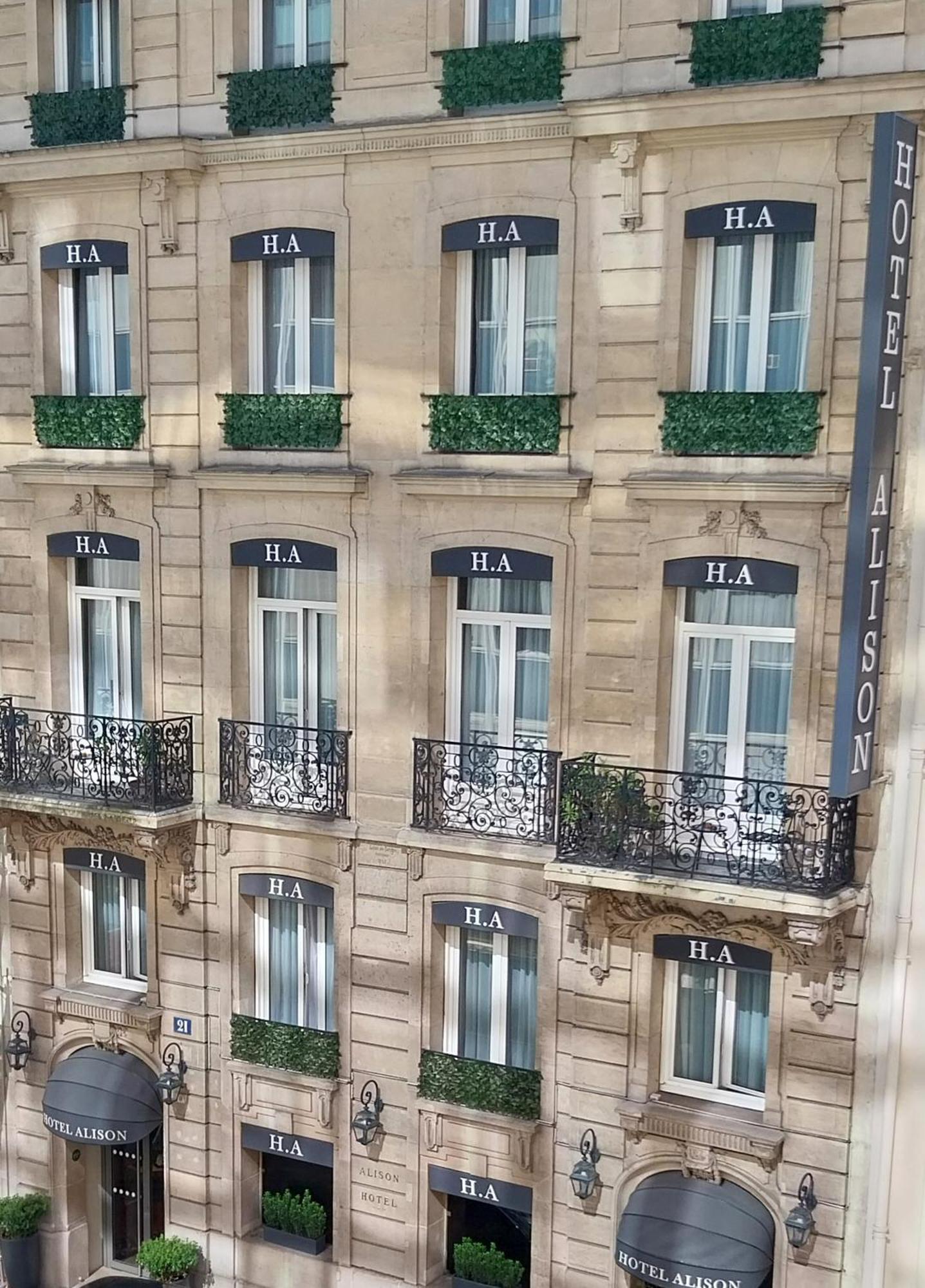 Hotel Alison Paris Exterior foto